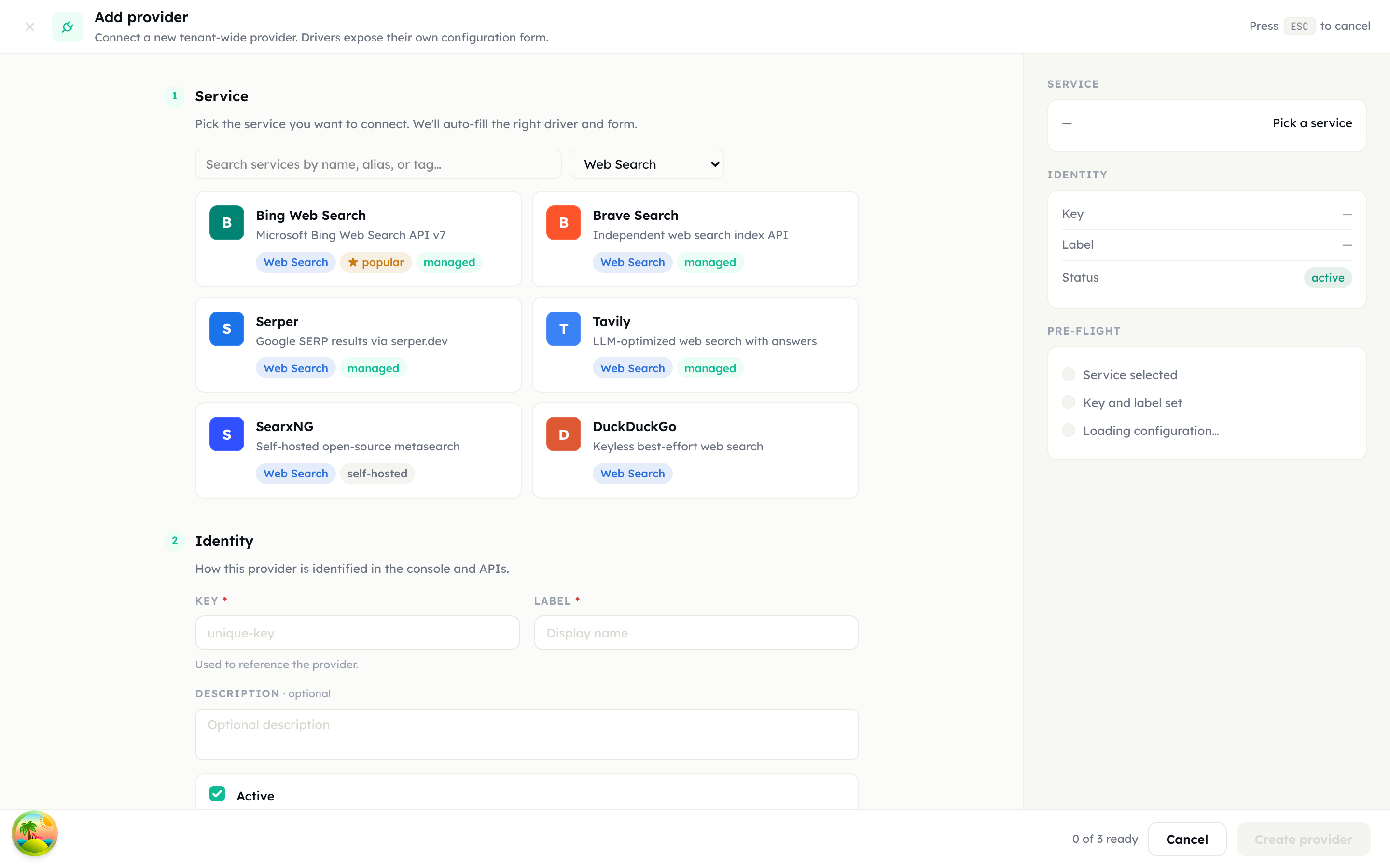 Create instance